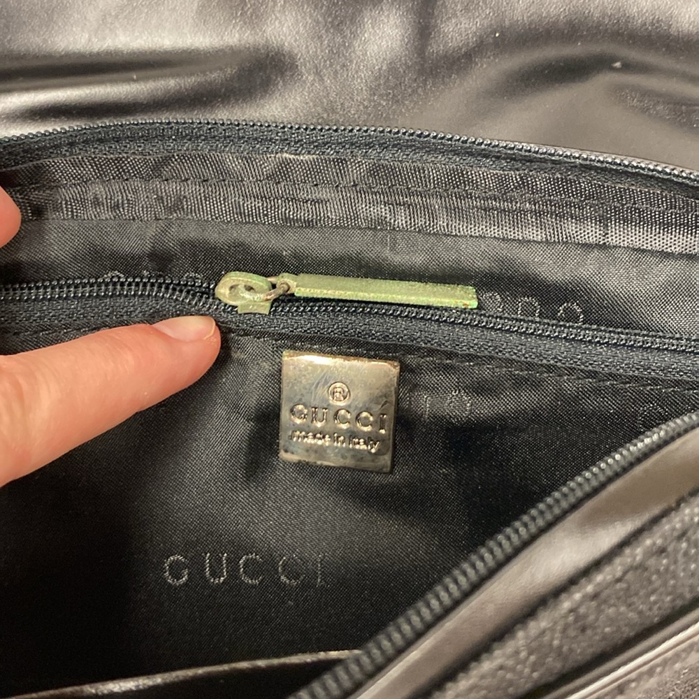 Gucci brand clutch. Color: black - Picture 6 of 8